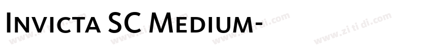 Invicta SC Medium字体转换